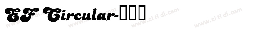 EF Circular字体转换